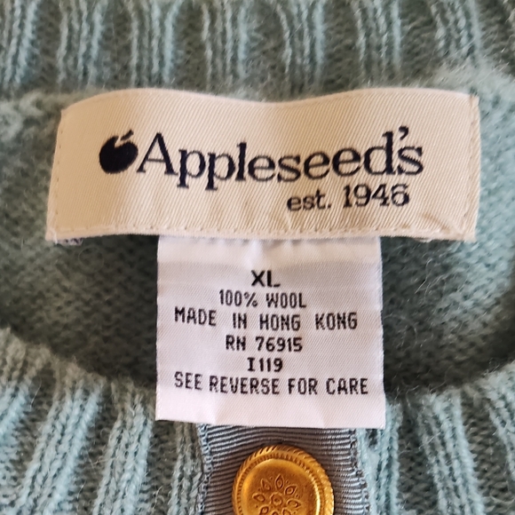 Appleseed's Blue Cardigan with Gold Buttons - Picture 2 of 9